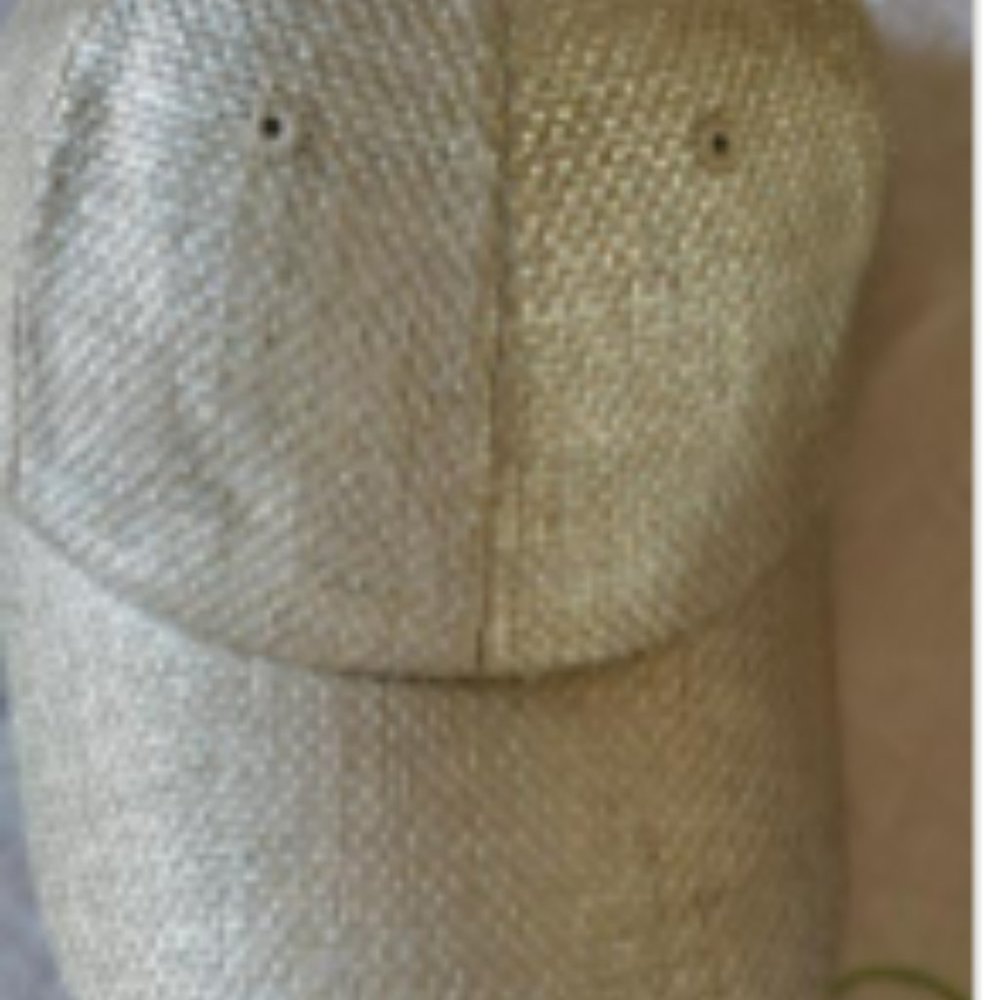 Gold sparkle ball cap